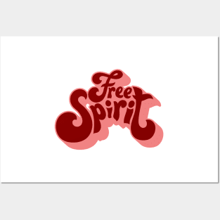 Free Spirt - RED VERSION Posters and Art